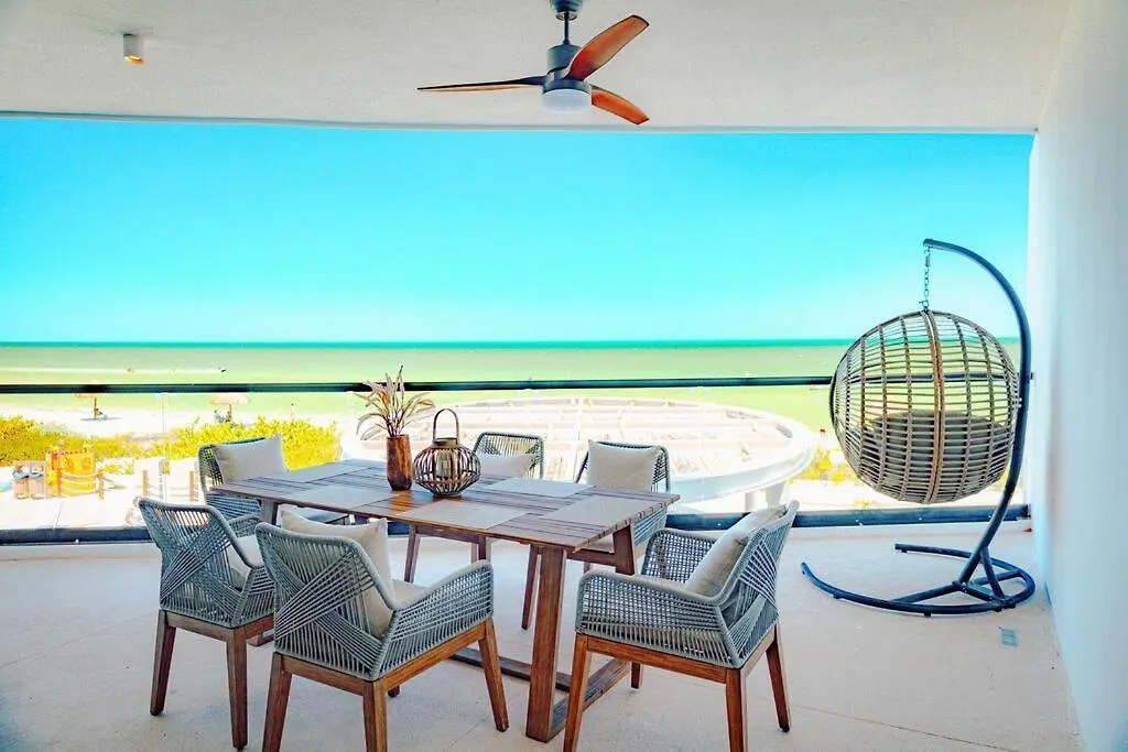 Luxury Ocean Front Apartment Merida