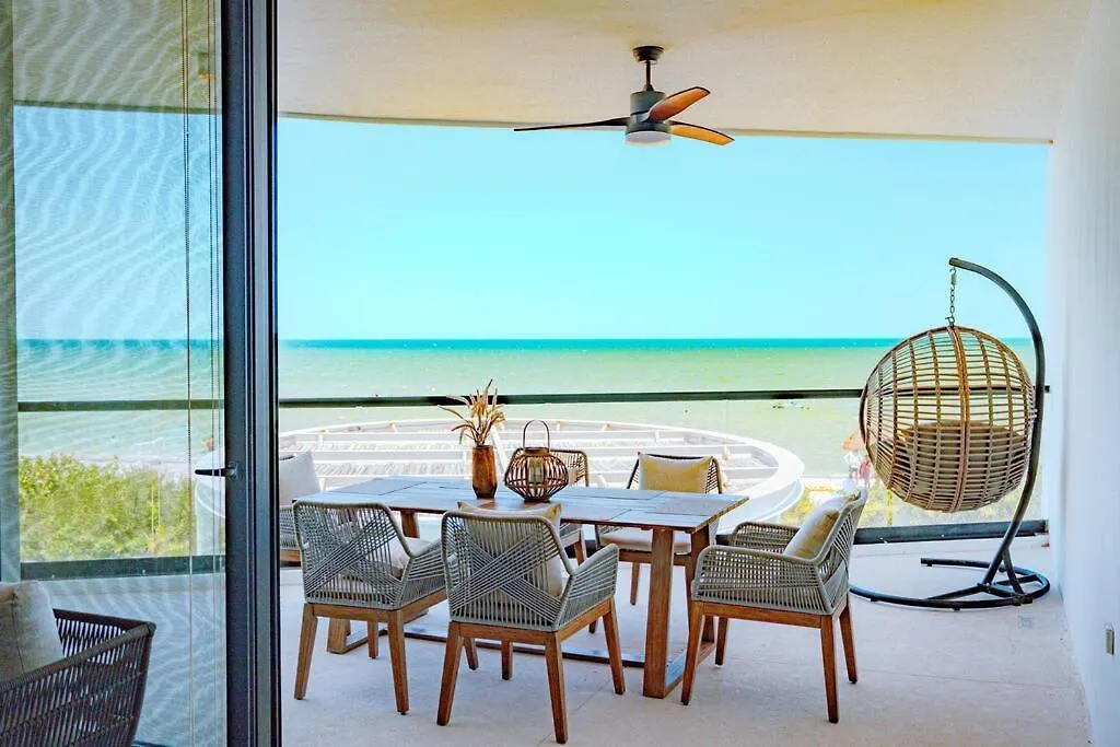 Luxury Ocean Front Apartment Merida